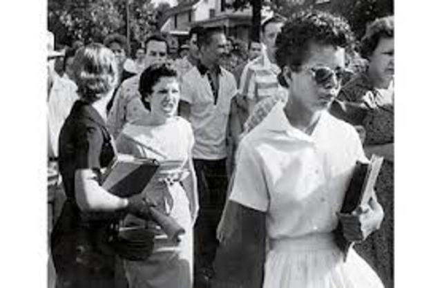 Little Rock Central High School desegregated