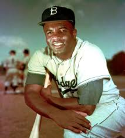 Jackie Robinson joins Brooklyn Dodgers