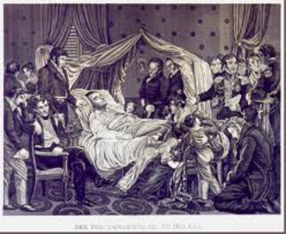 Napoleon dies