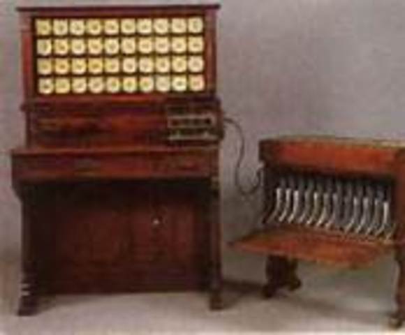 Tabulador de Tarjetas perforadas de Herman Hollerit.