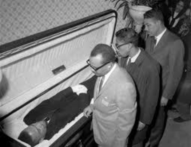 One year after splitting from the nation of Islam, Malcom X is assassinated in NY by gunmen affiliated with the NOI.