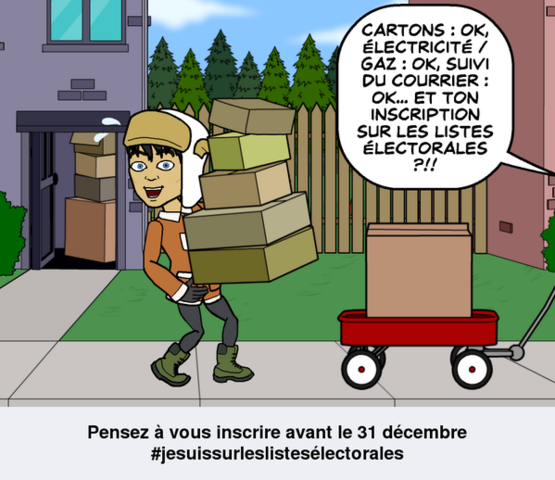 Campagne Bitstrips du Ministère de l'Intérieur