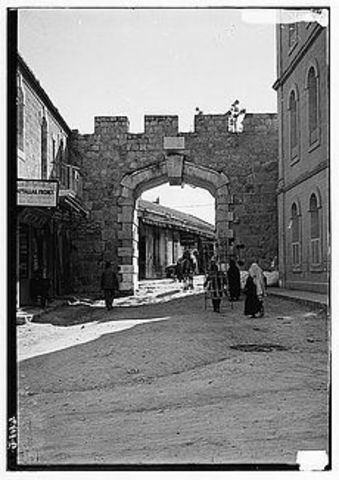 פריצת השער החדש בצד צפון