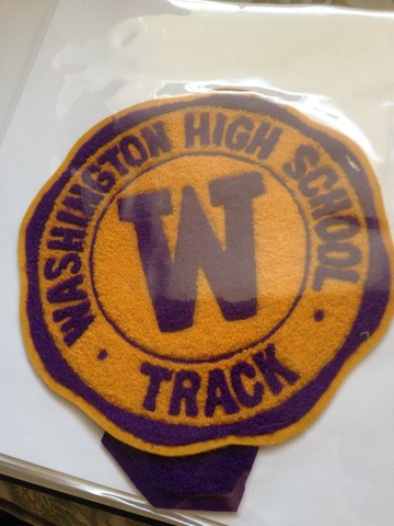 James' Varsity Letter in Track
