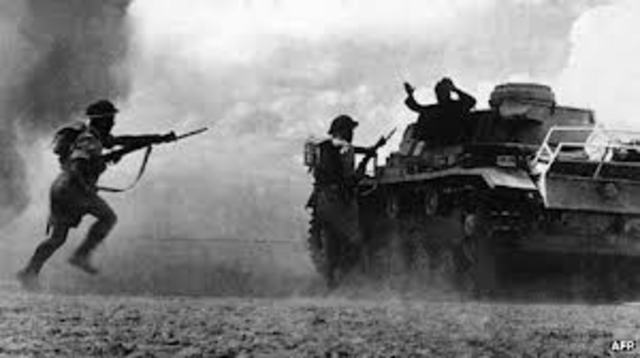 Germany takes defeat in North Africa