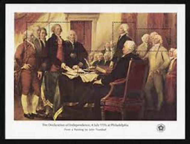declaration of independence issued