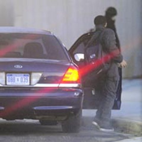 Police drive Conyers' son to private school