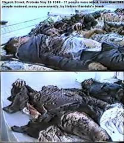 the ANC offices in London were bombed