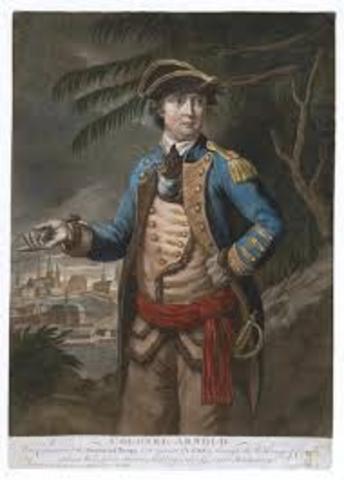 Benedict arnold's treason discovered