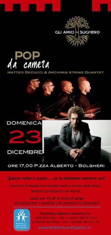 Matteo Becucci & Archimia String Quartet "Pop da Camera" @Bolgheri (LI)