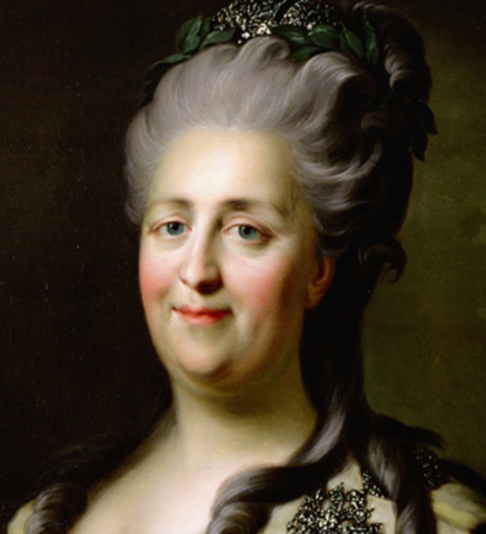 Catherine the Great takes the throne