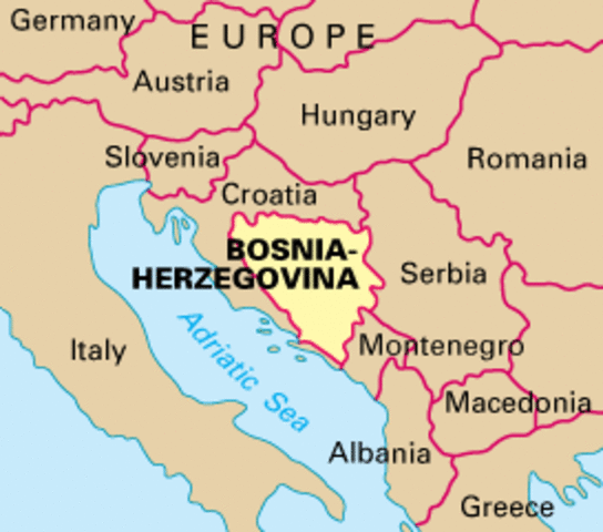 Austria annexing Bosnia and Herzegovina