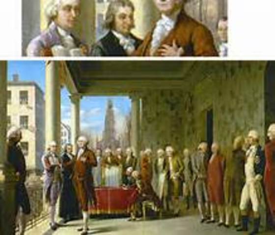 Washington takes office