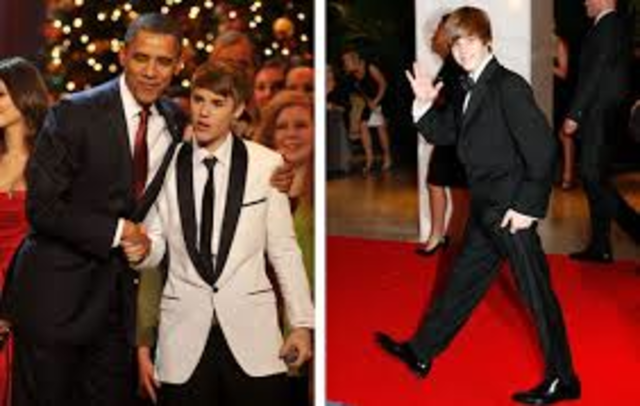 justin bieber y obama