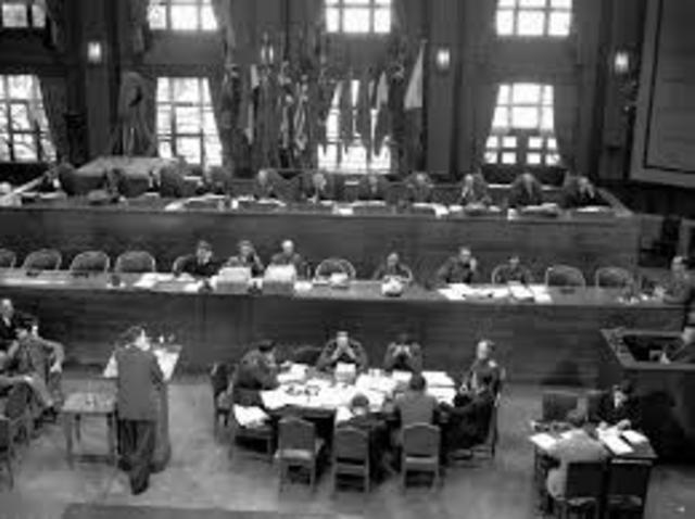 War Crimes Trial held in Nuremberg, Germany; Manila,Philippines, and Tokyo Japan