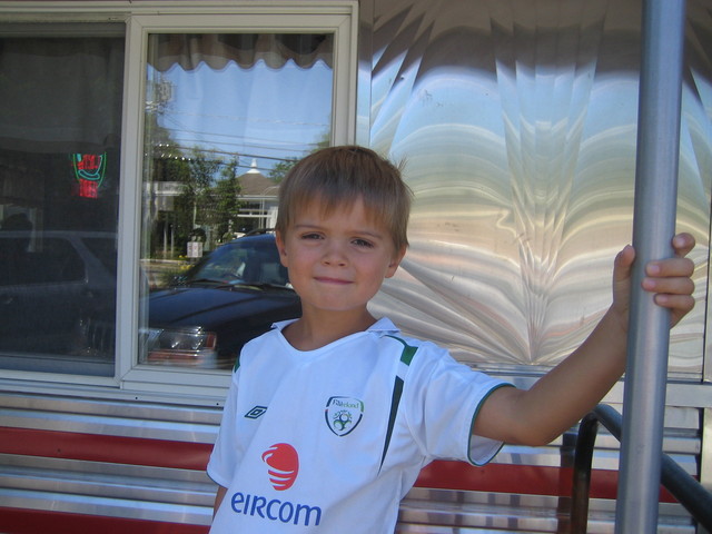 Babysat my cousin, David