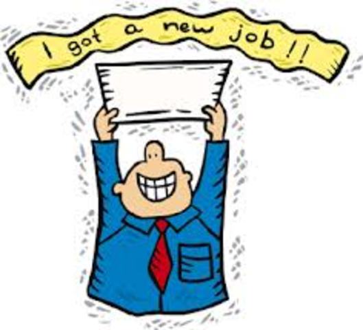 Alice gets a job with Chris.