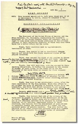 The Atlantic charter.