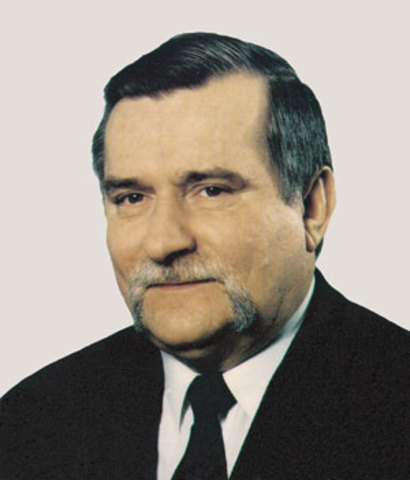 Lech Walesa is Elected President