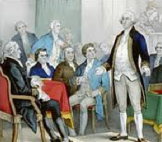 geroge washington named commader-in chief