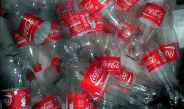 Recycleable plastic bottles