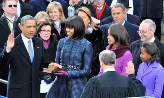Obama inaugurated as first African-American US president
