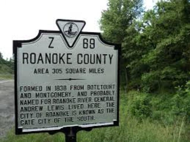 The English colony of Roanoke vanishes