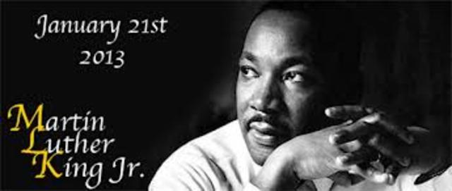 Martin Luther King Jr Day becomes a national holiday