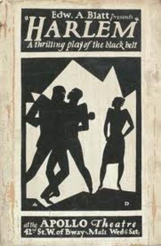 Wallace Thurman's play Harlem