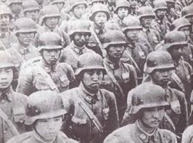 Japan’s army pillages Nanjing, China; massacre a quarter of a million people.