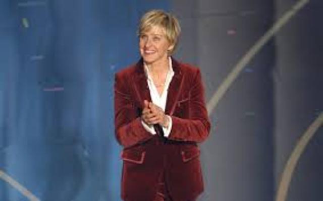 Ellen Degeneres First openly gay person to host Academy Awards