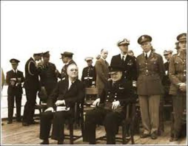1941 Churchill and FDR issue the Atlantic Charter