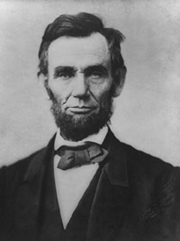 Abraham Lincoln's inauguration as President of the United States