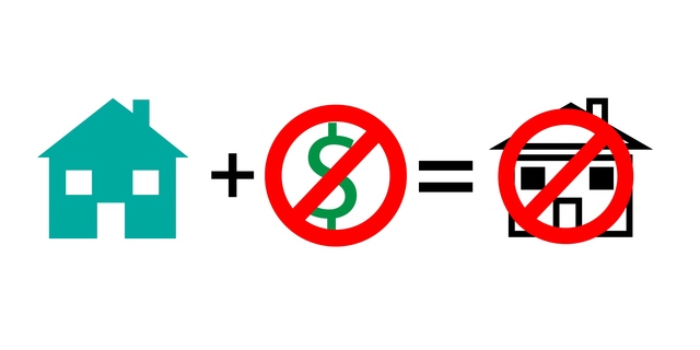 House+No Money=Foreclosure