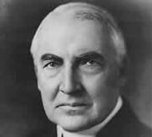 President Warren G. Harding