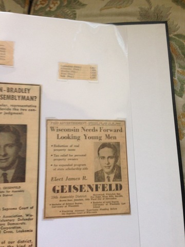 Another one of James' advertisements, as well as the results of the election in which James placed third, but received the most votes out of all the Democrats