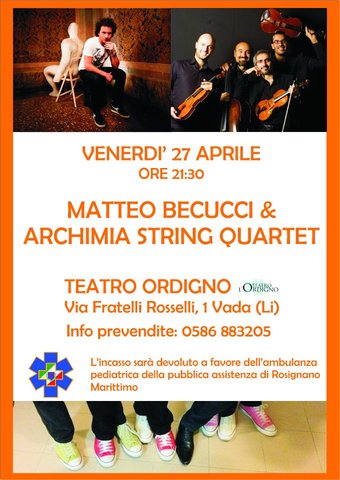 Live con Archimia String Quartet @Teatro Ordigno - Vada (LI)