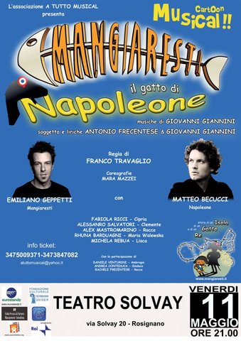 "Mangiaresti, il gatto di Napoleone" @Teatro Solvay - Rosignano Marittimo (LI)