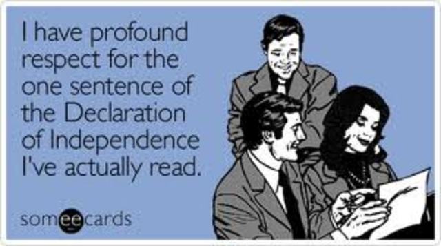 The Declaration of Independance