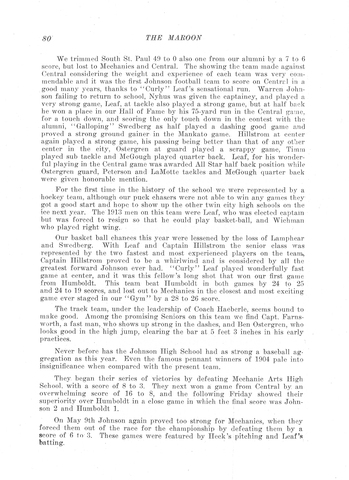 Hockey Team Forms at Johnson High School