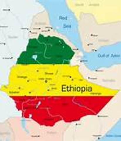 Italy invades Ethiopia in Africa