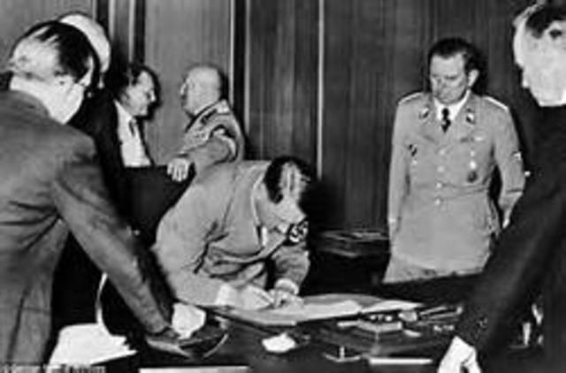 Munich Pact signed