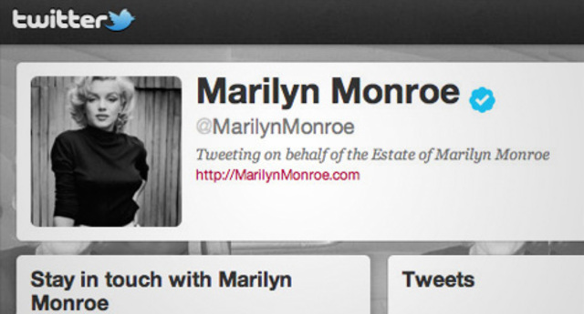 A Twitter Was Made On Behalf Of Marilyn Monroe's Estate
