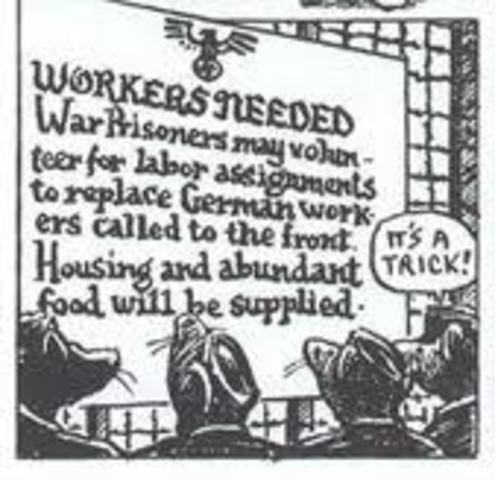 Vladek volunteers for work assignments