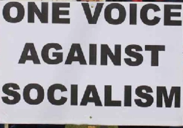 campaign against socailists