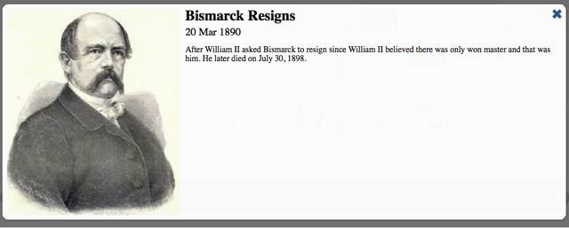Bismark resigns