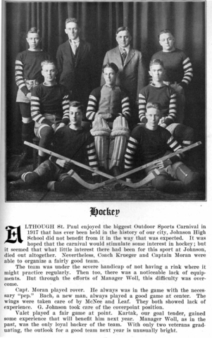 No Rink, But the Governors have Equipment