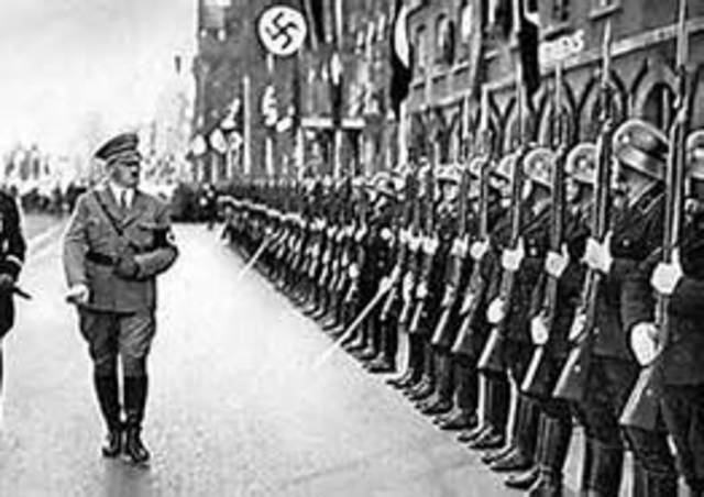 Nazis invade Denmark, Norway, the Netherlands, Luxembourg and Belgium – take control