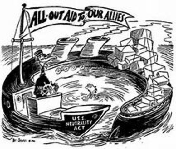 Neutrality Acts passed by US Congress