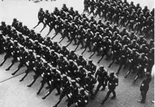 Militarist take control of Japanese Government